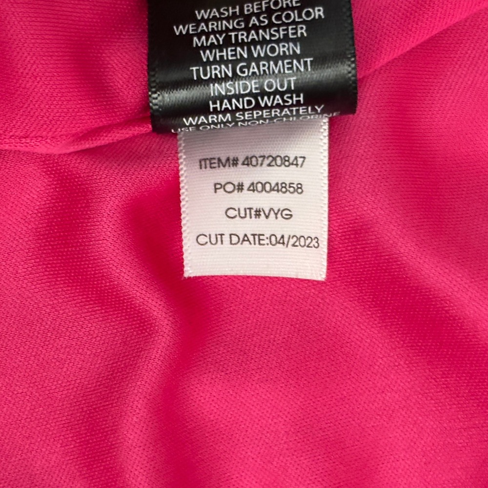 Torrid Satin Sleeveless Corset Top Plus Size 4X Hot Pink Peacock Party Date - Picture 7 of 7